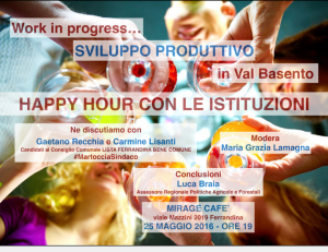 SVILUPPO PRODUTTIVO IN VAL BASENTO - 25 Maggio 2016 - Matera