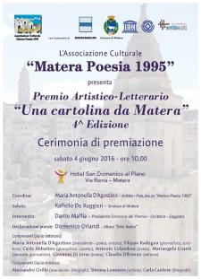 Una cartolina da Matera anno 2016 - Matera