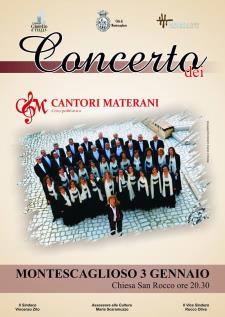 Concerto dei Cantori Materani - 3 gennaio 2017 - Matera