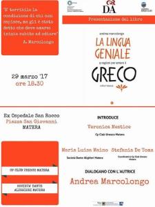 La lingua geniale  9 ragioni per amare il greco - 29 Marzo 2017 - Matera