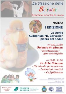 La Passione delle scienze - 23 Aprile 2017 - Matera