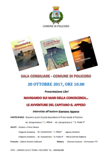 Presentazione dei libri di Marina Gaetano Appeso - Matera
