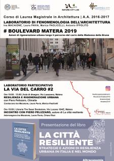 Resilienza e rigenerazione urbana - 31 Marzo 2017 - Matera