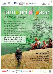 Tamburi di pace 2.1  - 10 Agosto 2017 - Matera