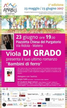 Viola Di Grado presenta "Bambini di ferro" - Matera