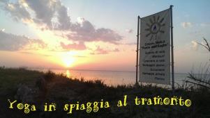 Yoga in spiaggia al tramonto - 16 Luglio 2017 - Matera