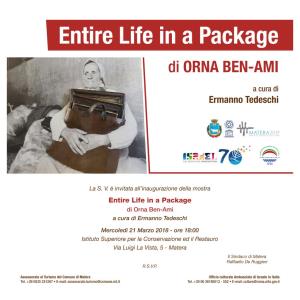 Entire Life in a Package - Matera