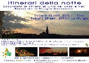 Locandina itinerari della notte del 18 e 25 settembre 2010 - Matera
