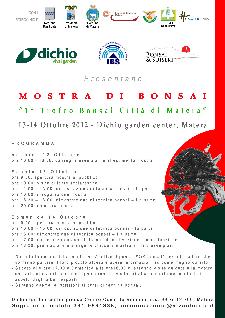 Mostra: 1 Trofeo Bonsai Citt di Matera - 13 e 14 ottobre 2012 - Matera