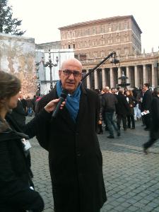 Salvatore Adduce in piazza San Pietro a Roma