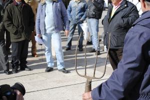 Sit-in del Movimento dei Forconi Lucani a Matera - 28 gennaio 2011 (foto SassiLand)