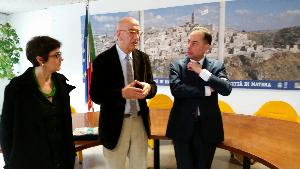 Gianni Pittella in municipio per Matera 2019 