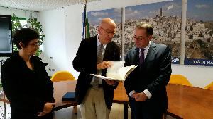 Gianni Pittella in municipio per Matera 2019 