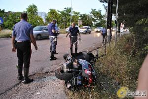 Incidente in via La Martella - 23 giugno 2014 (foto SassiLand)