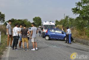 Matera: Incidente in via La Martella. Un ferito - 20 settembre 2014 (foto SassiLand)